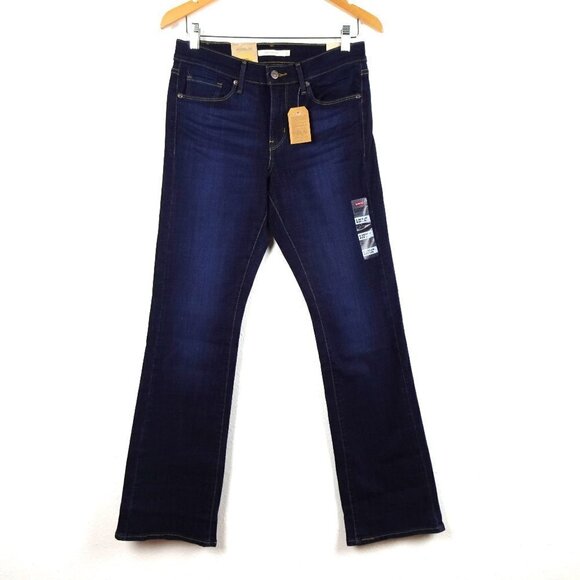 Levi's Classic Bootcut Jeans Women's Size 6 Blue Denim Stretch 28x32 - Picture 1 of 10